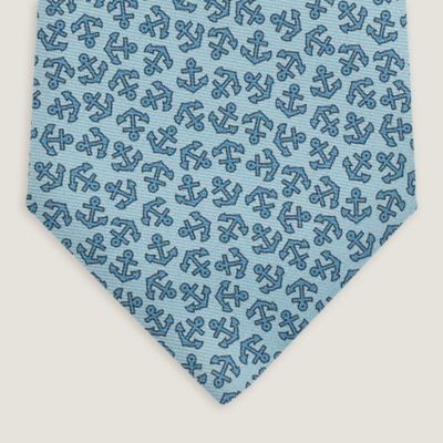 Fers Lucky tie - Blue | Hermès UAE